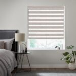 Day and Night Double Layer Motorized Cordless Zebra Blinds for Livingroom