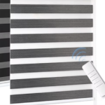 Smart Electric Zebra Blind Motorized Zebra Curtain Compatible with Alexa
