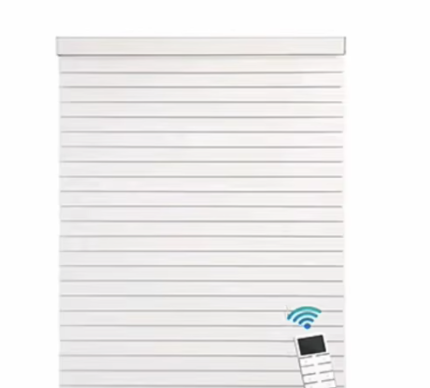 Motorized Fauxwood Venetian blinds