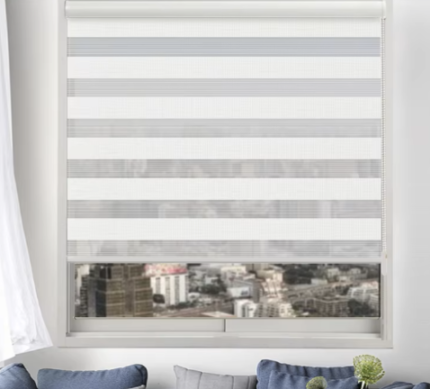 Zebra Blinds Without Drilling Zebra Roller Shades  Roller Polyester Fabric